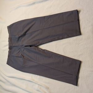 Germano Italian Lessona Super 110's Grey Cuffed Trousers